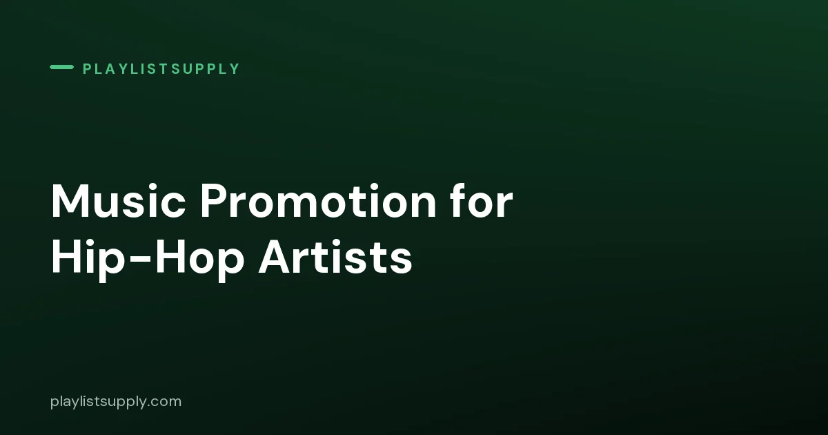 Music Promotion for Hip-Hop Artists: Work the Whole Scene, From DJs and Radio to City Playlists
