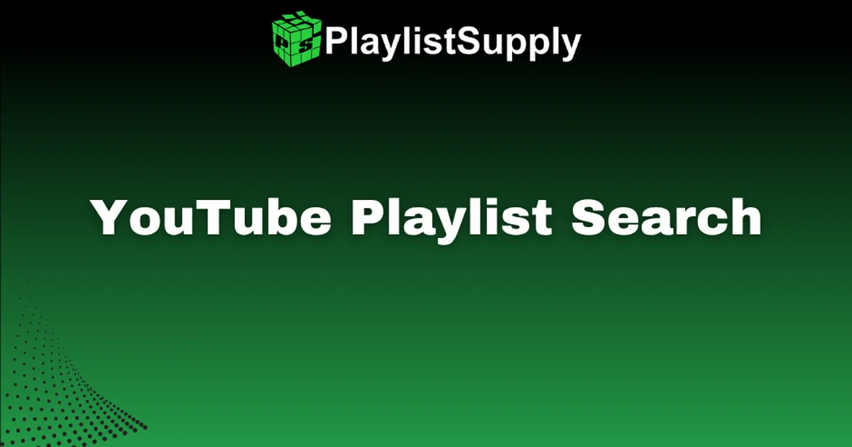 New YouTube Playlist Search: Find YouTube Playlists and Curators in Real Time